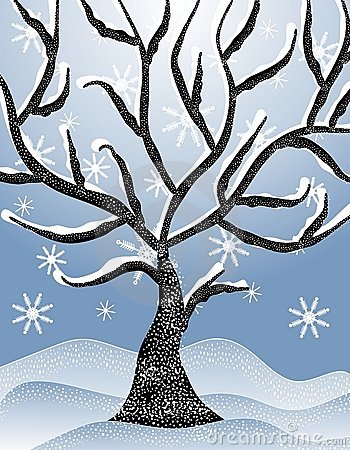 Winter Tree Clipart Free .