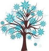Winter tree u0026middot; Decorative winter tree, vector