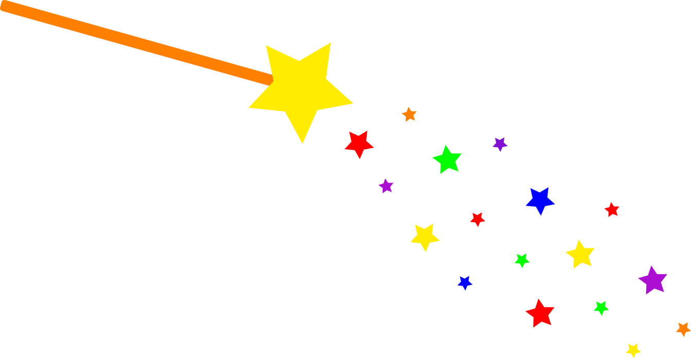 Magician wand clipart image