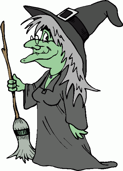 Witch broom clipart kid