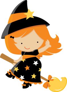 Witch Clip Art to Download . - Cute Witch Clipart