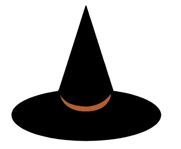 Polka Dot Witch Hat Clip Art 