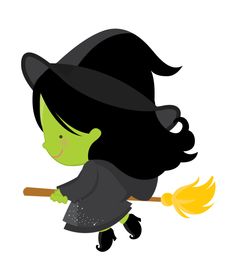Witches clip art and hallowee - Cute Witch Clipart