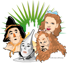 Wizard of Oz Digital Clipart,