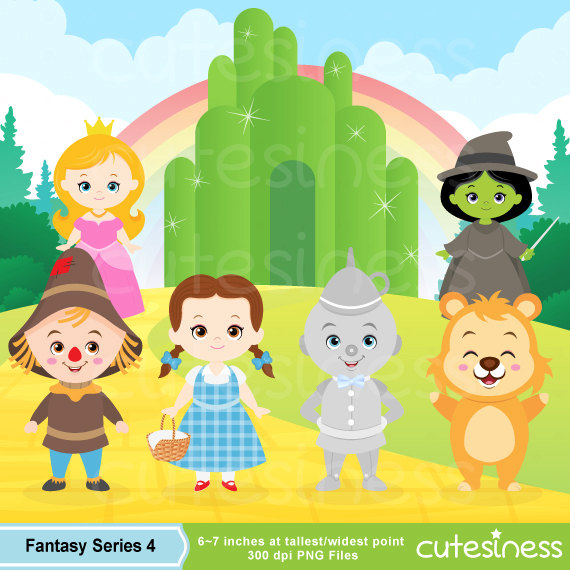 Wizard of Oz Digital Clipart, Wizard of Oz Clipart
