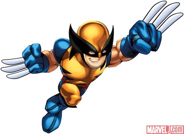 Wolverine - vector clip art. 