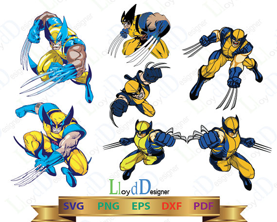 Wolverine svg wolverine clipart wolverine marvel wolverine xmen wolverine  print wolverine gift wolverine claws svg eps png pdf dxf files from  LloydDesigner ClipartLook.com 