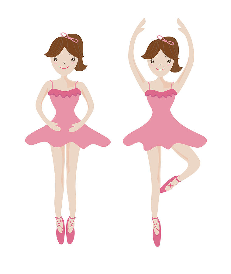 Woman Ballerina Clipart - Ballet Dancer Clipart