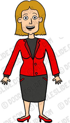 Cartoons and clipart woman cl