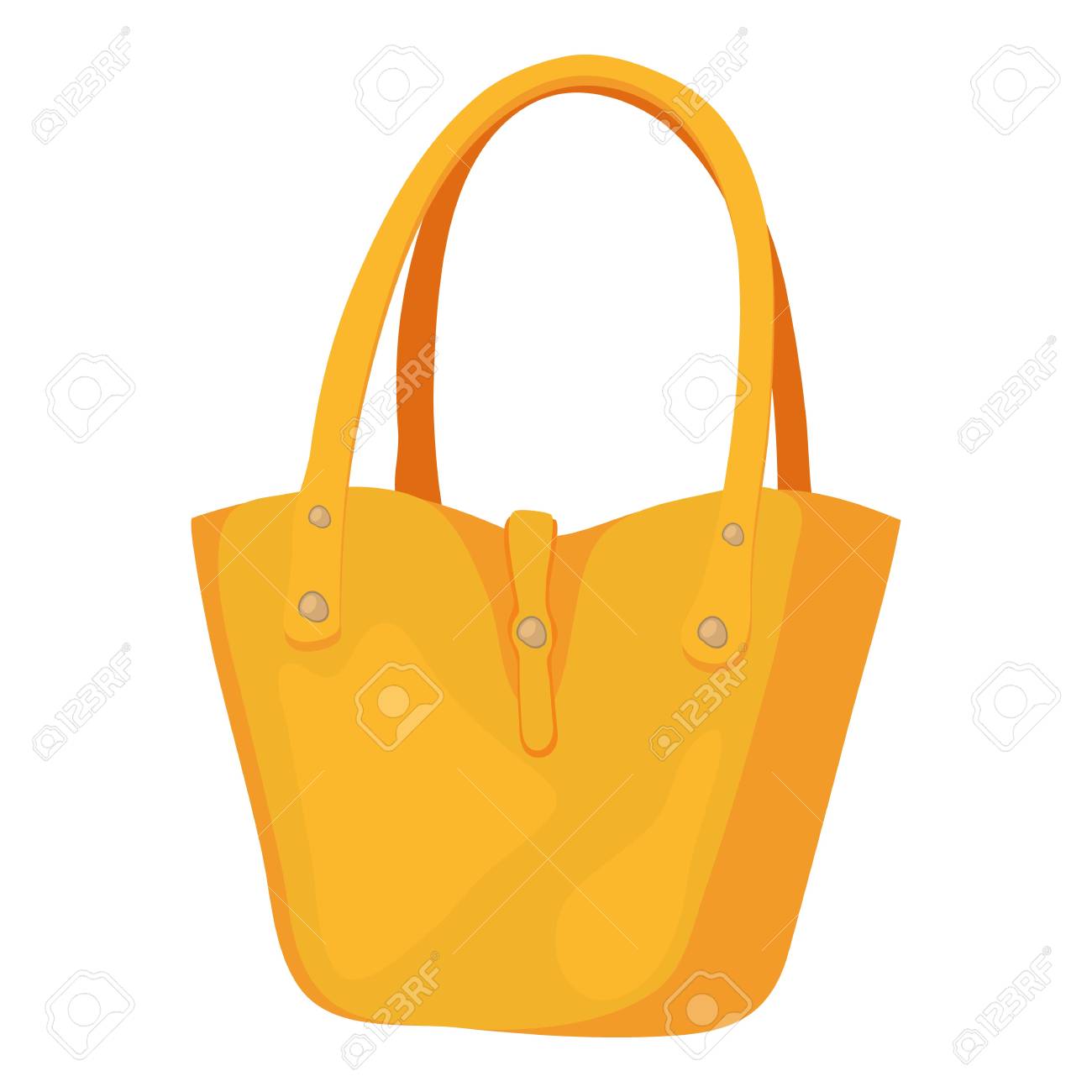 Vector - Women bag icon. Cartoon illustration of women bag vector icon for  web isolated on white background