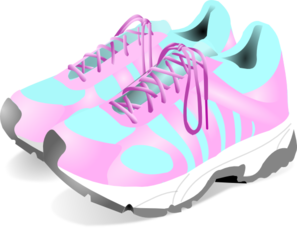 Women S Gym Shoes Clip Art At - Tennis Shoes Clipart