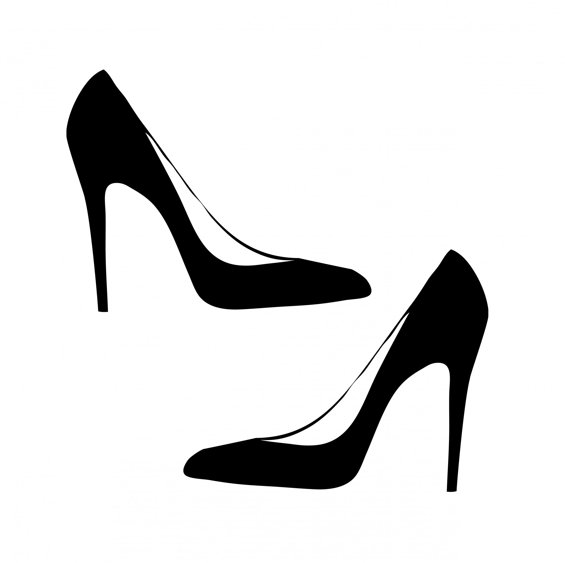 Shoes For Women Black - Women Shoes Clipart