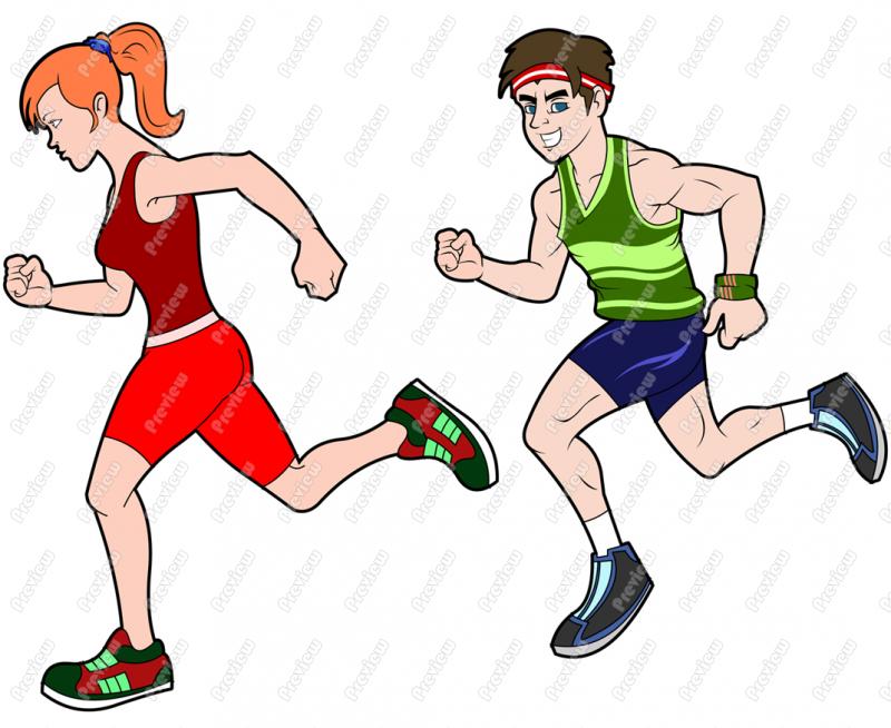Women Track Runners Clipart Cliparthut Free Clipart