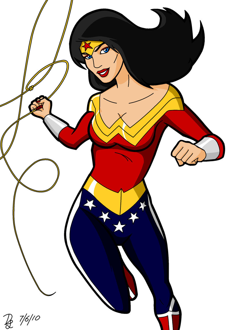 Wonder Woman Cartoon Clipart - Wonder Woman Clip Art