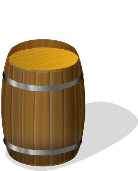 Wooden Barrel Clip Art At Clk - Barrel Clip Art