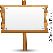 ... Wooden blank sign - Sign Clipart