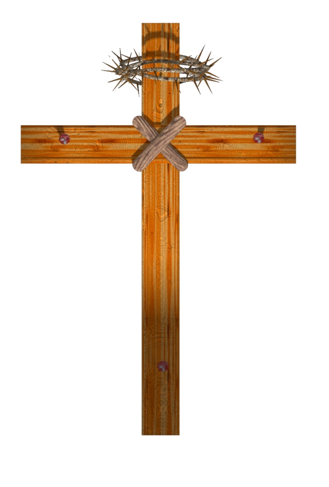 Wooden Cross Clipart .