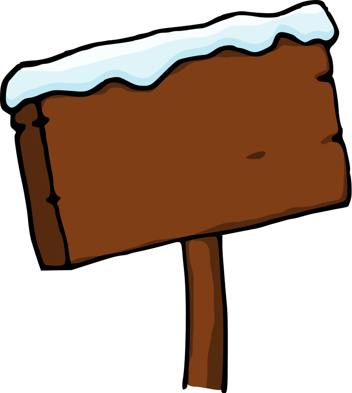 Wooden Sign Post Clip Art Free Wooden Sign Post With