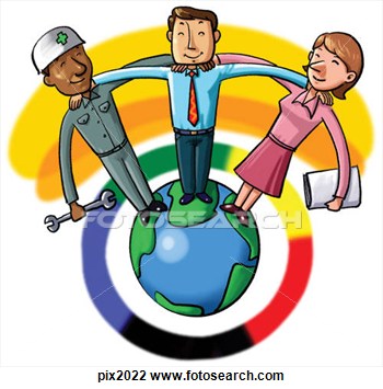 working together clipart - Working Clipart