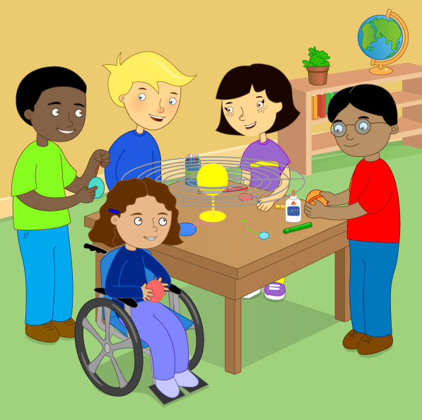 Working Together - Students Working Together Clipart