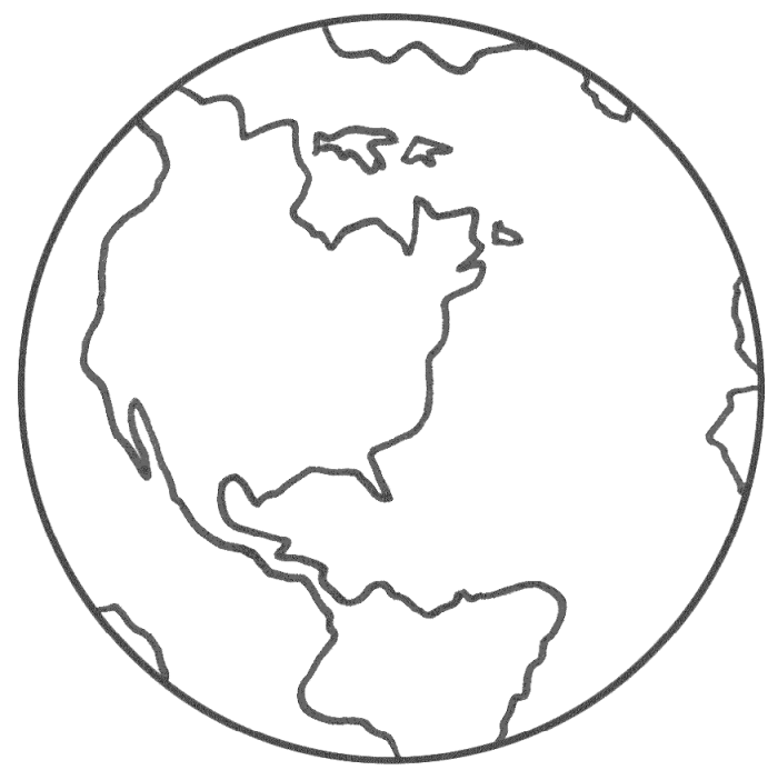 Coloring Pages Of Earth Images - Earth Day Cartoon Coloring Pages