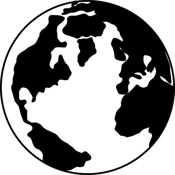 World Clipart Black And White Png Clipart Panda Free Clipart