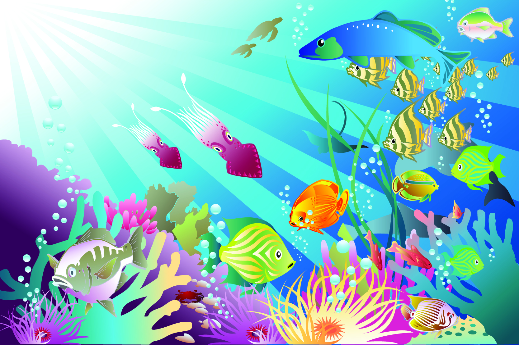 Underwater Stock Illustration