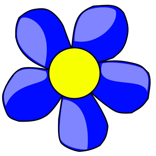 Wpclipart Com Plants Flowers  - Blue Flower Clipart