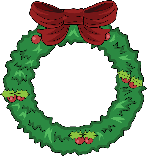 Wreath Clip Art Free Christma - Clip Art Wreath