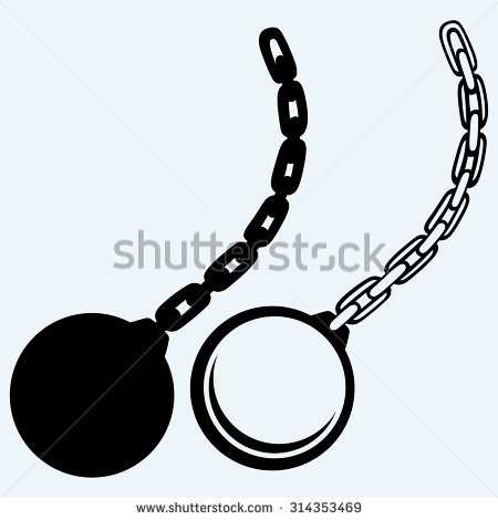 Wrecking ball. Isolated on bl - Wrecking Ball Clip Art