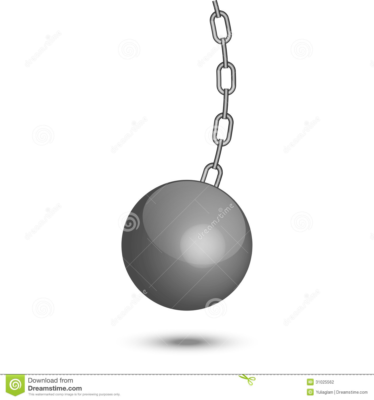 ... Wrecking ball isolated on