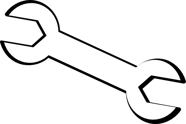 Download this image as: - Wrench Clipart