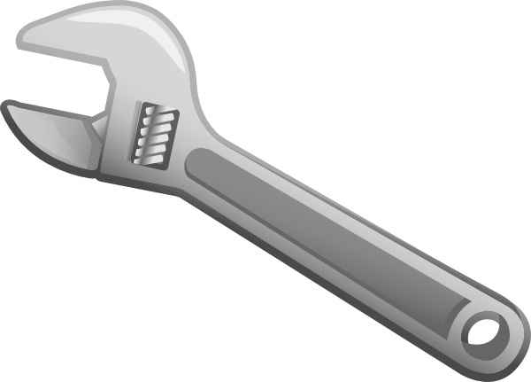 Wrench clip art Free vector 8 - Wrench Clipart