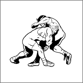 Wrestling Clip Art Shirtail - Wrestler Clipart