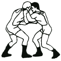 Wrestling Clip Art - Clipart 