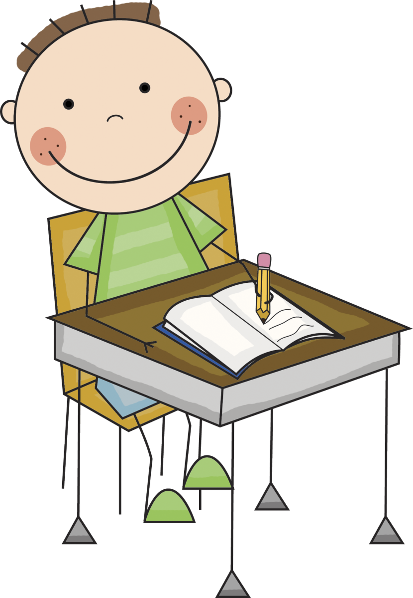 Writing Child Clipart Images  - Kids Writing Clipart