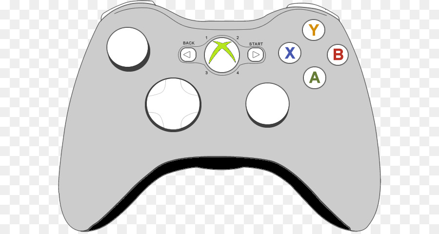 Xbox 360 controller Xbox One controller Game controller Clip art - Xbox  Controller PNG HD