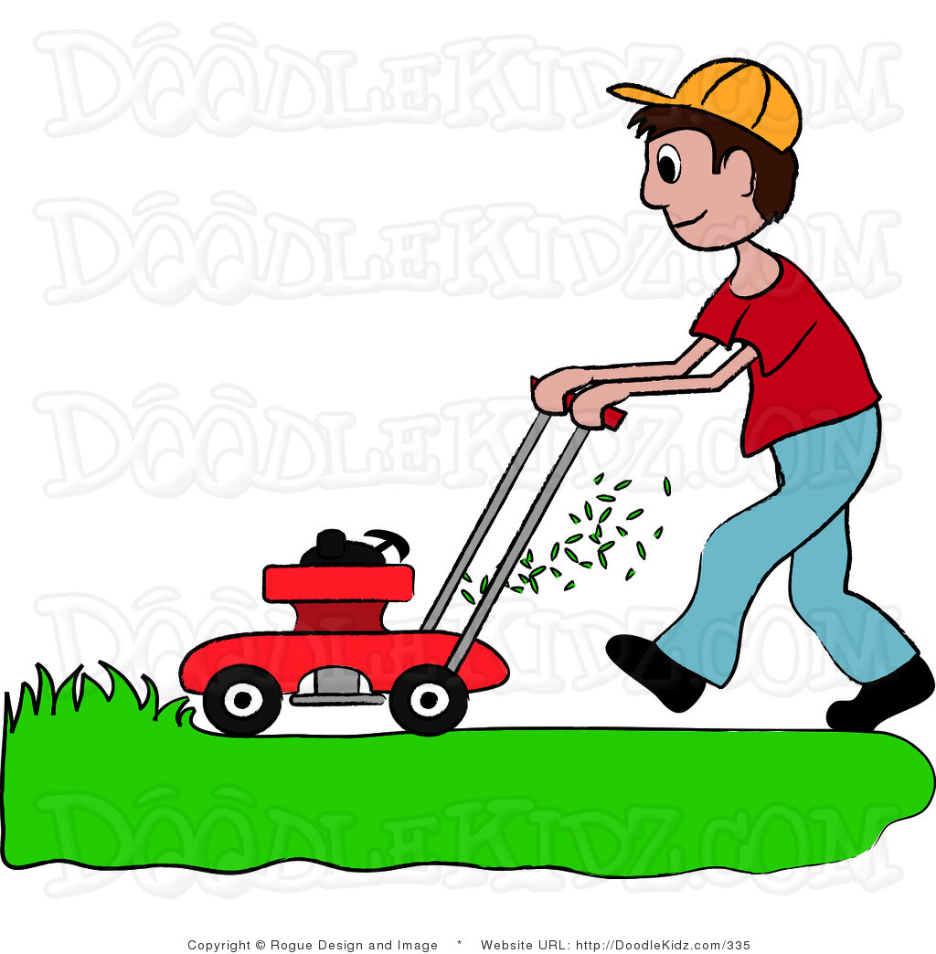 Spring Yard Clean Up Clipart 