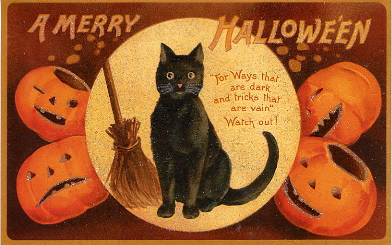 Halloween Vintage Clip Art On