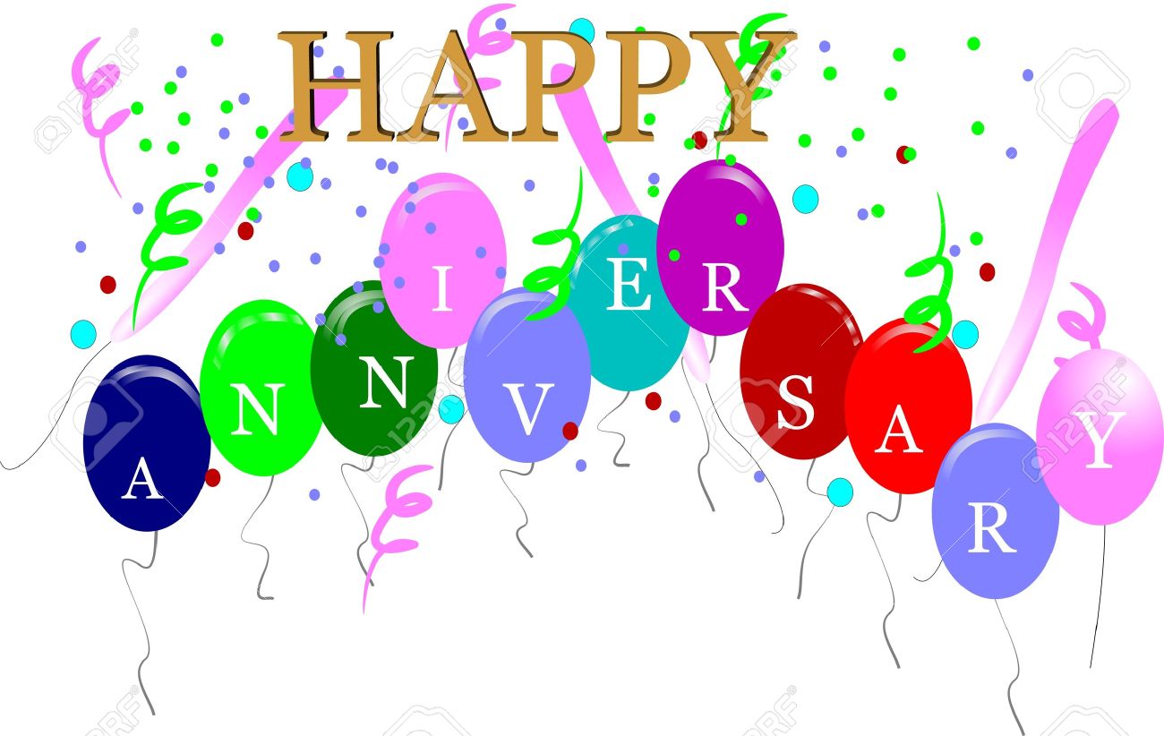 Year Free Your Emotions . - Happy Anniversary Clip Art Free