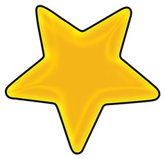 yellow stars clipart - Yellow Star Clip Art
