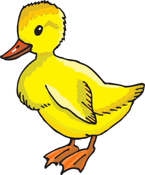 Yellow Duckling Clip Art At Clker Com Vector Clip Art Online