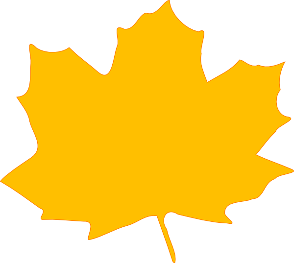 Yellow Fall Leaf Clip Art At . .