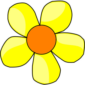 Yellow Flower Clip Art - clipartall