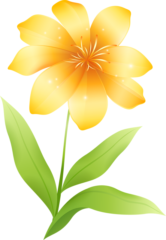 Yellow Flower Clipart | Cool  - Yellow Flower Clip Art