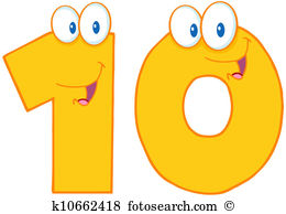 Yellow Number Ten