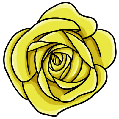 Yellow Rose Clip Art Free - Yellow Rose Clip Art
