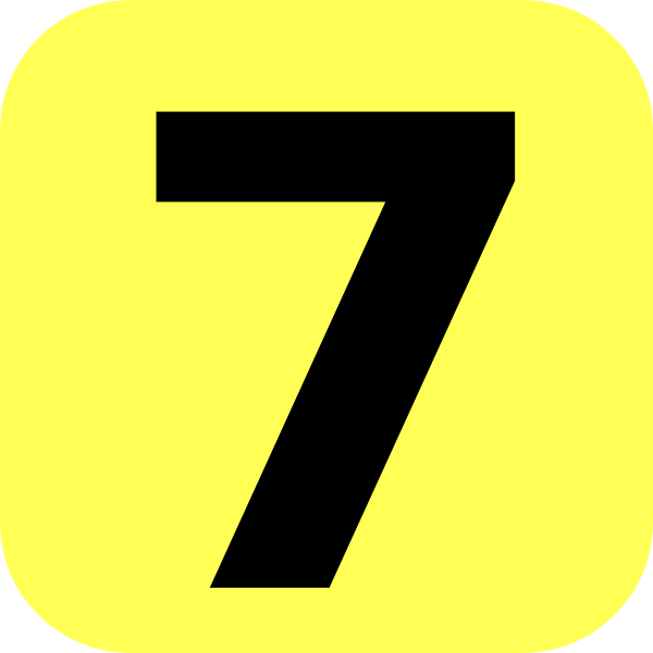 Number 7 Clipart