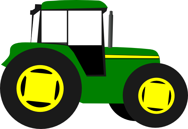 Yellow Tractor Clipart | Clipart library - Free Clipart Images