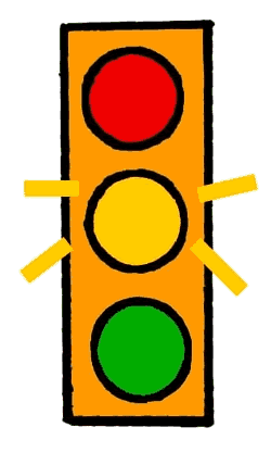 Yellow Traffic Light Clipart - Stop Light Clip Art